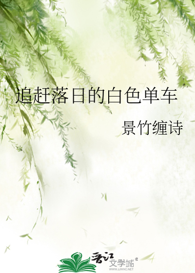 追赶落日的白色单车